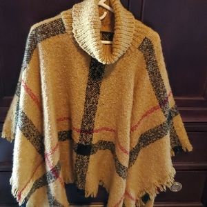 NEW! Women's pull over cape sweater